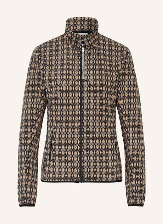 LUHTA Kurtka z polaru AUTTOINEN BEŻOWY/ CZARNY/ BRĄZOWY