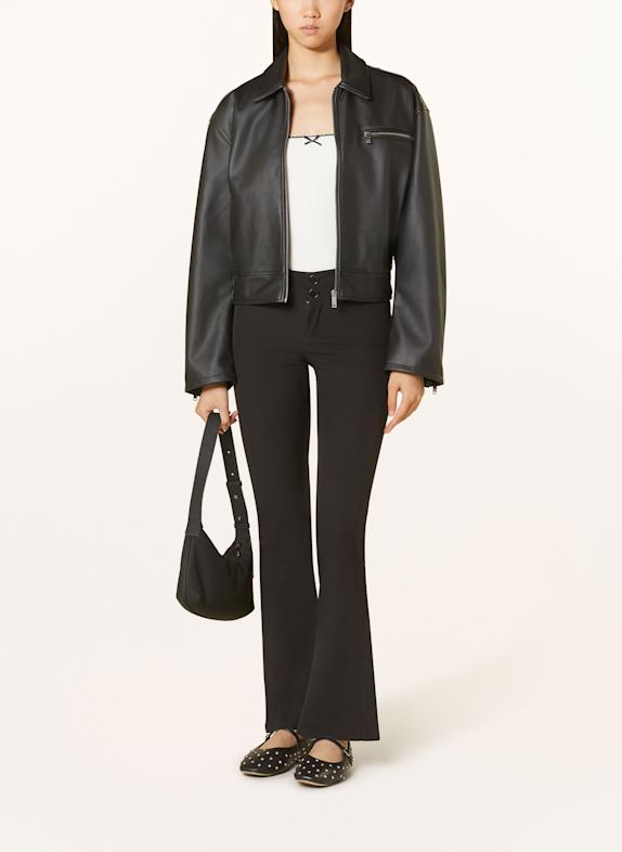 gina tricot Hose SCHWARZ