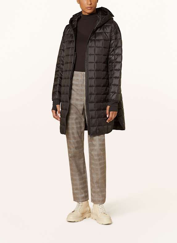 JEANNE BARET Manteau matelassé CLARENCE MARRON FONCÉ