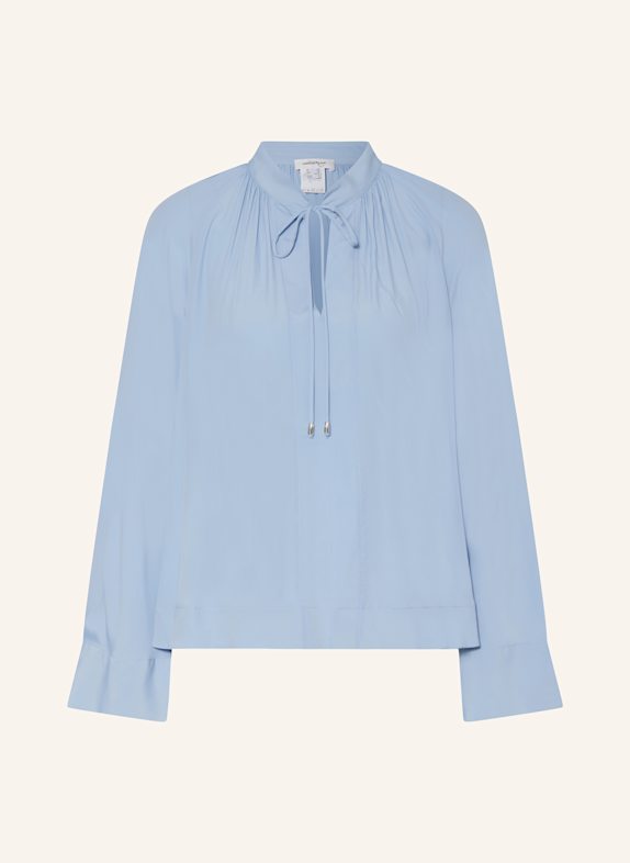 ottod'ame Shirt blouse with silk LIGHT BLUE