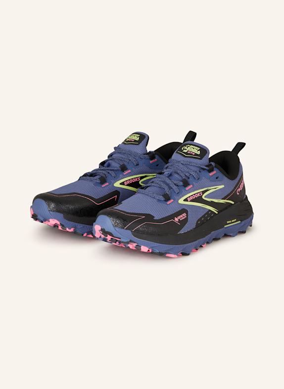 BROOKS Trailrunning-Schuhe CASCADIA 18 GTX BLAU/ SCHWARZ