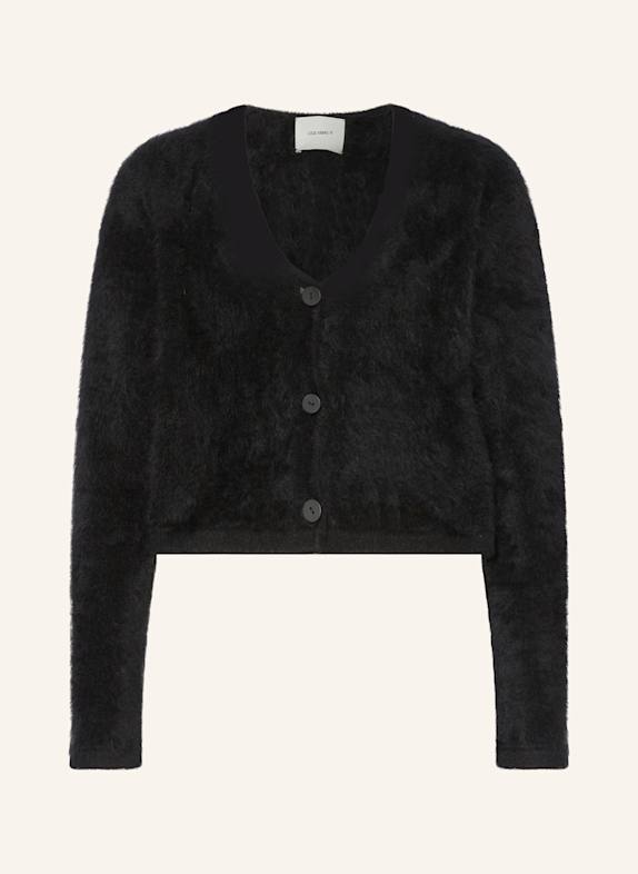 LISA YANG FILIPPA cropped cashmere cardigan BLACK