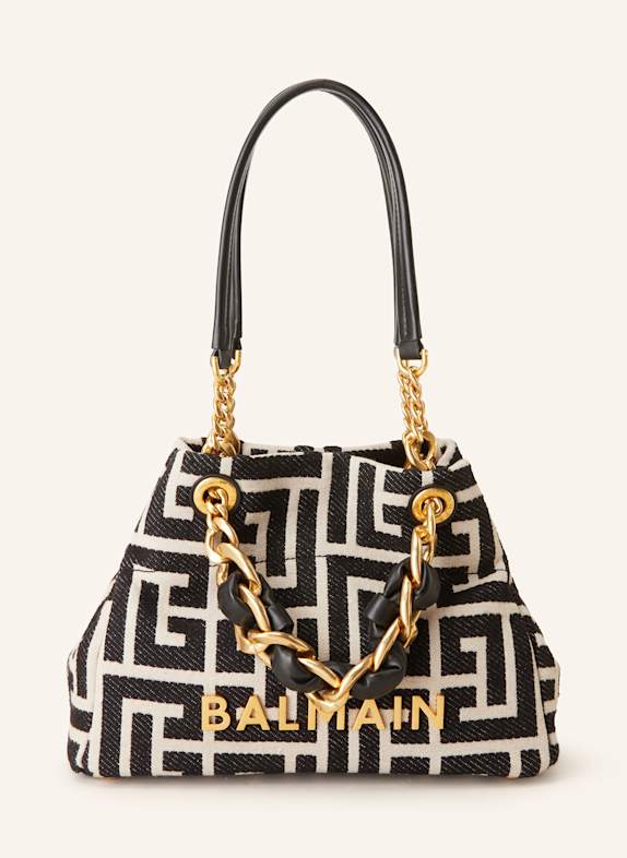 Balmain logo unlined cotton parka