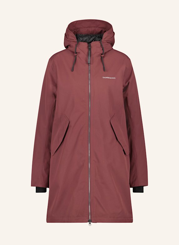 DIDRIKSONS Parka FIA DUNKELROT
