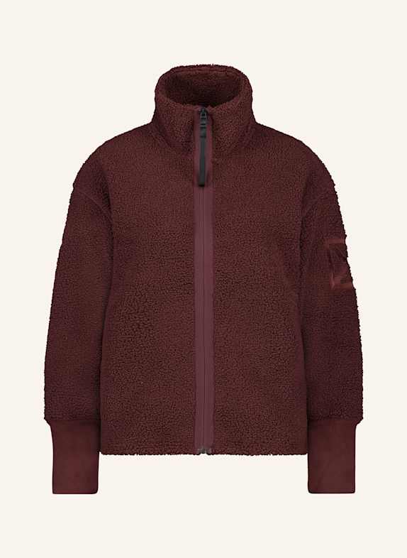 DIDRIKSONS Fleecejacke MELLA DUNKELROT