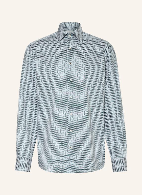 ETERNA Hemd Comfort Fit GRÜN/ WEISS