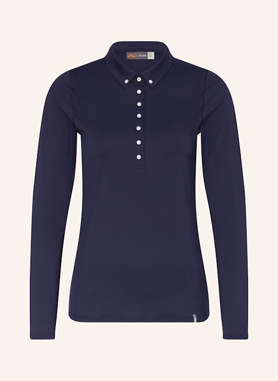 KJUS Funktions-Poloshirt SCOTSCRAIG DUNKELBLAU
