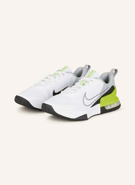 Nike Buty treningowe AIR MAX ALPHA TRAINER 6 BIAŁY/ JASKRAWY ZIELONY/ SZARY