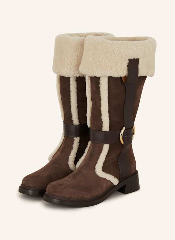 SEE BY CHLOÉ Stiefel 201 DARK BROWN