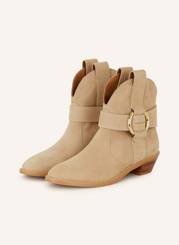 SEE BY CHLOÉ Cowboy boots BEIGE