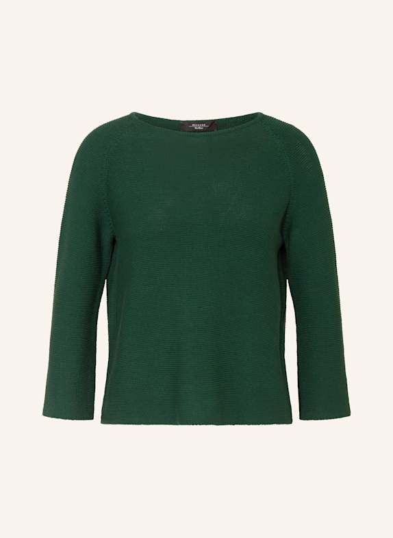 WEEKEND Max Mara Sweter ADDOTTO z rękawem 3/4 ZIELONY