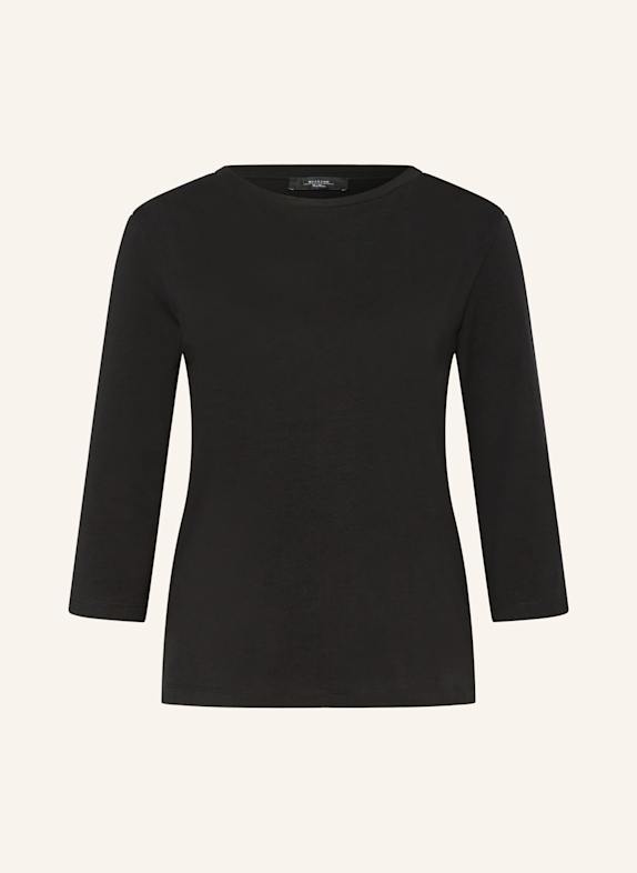 WEEKEND Max Mara Shirt MULTIA mit 3/4-Arm SCHWARZ