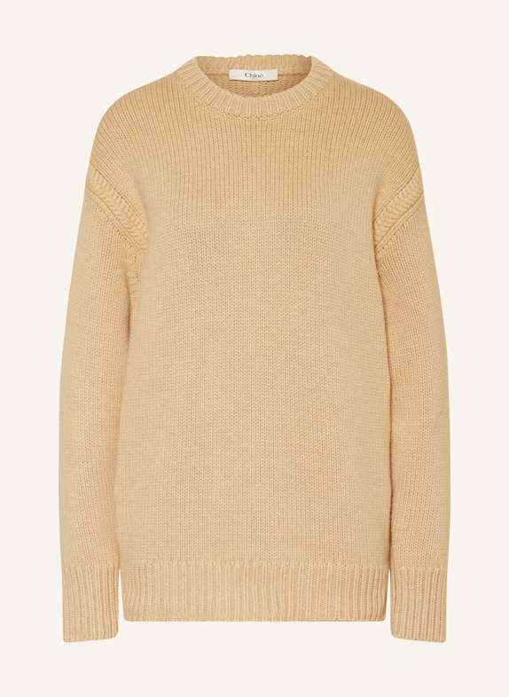 Chloé Sweater with cashmere BEIGE