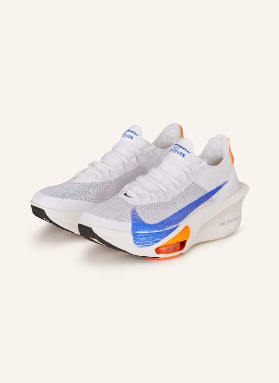 Nike Buty do biegania AIR ZOOM ALPHAFLY 3 BIAŁY/ NIEBIESKI