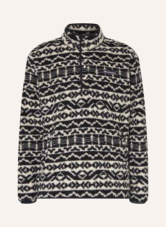 Columbia RUGGED RIDGE™ fleece troyer BLACK/ CREAM