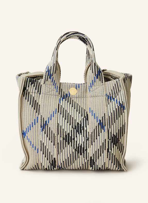 BURBERRY Shopper GRAU/ SCHWARZ/ BLAU