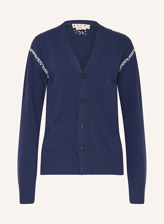 MARNI Cardigan with 3/4 sleeves Backpacks BLUE