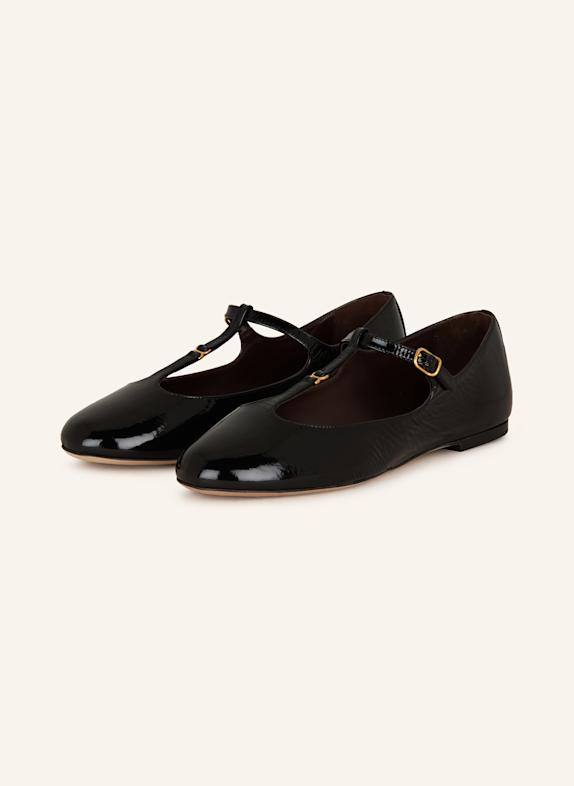 Chloé Lakované baleríny MARCIE 001 BLACK