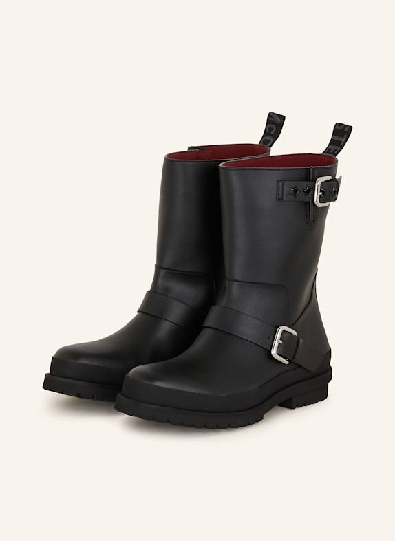 STELLA McCARTNEY Biker boots TRACE BLACK
