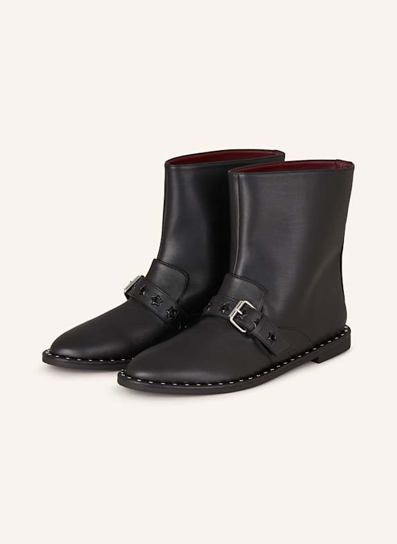 STELLA McCARTNEY Biker Boots FALABELLA SCHWARZ
