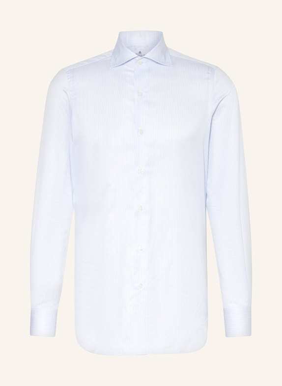 FINAMORE 1925 Shirt NAPOLI EDUARDO regular fit LIGHT BLUE / WHITE