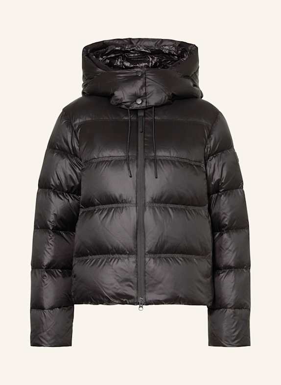 PEUTEREY KENID down jacket with detachable hood BLACK