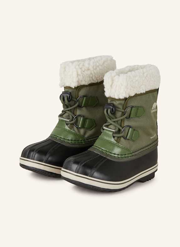 SOREL Boots YOOT PAC™ mit Kunstfell OLIV/ SCHWARZ