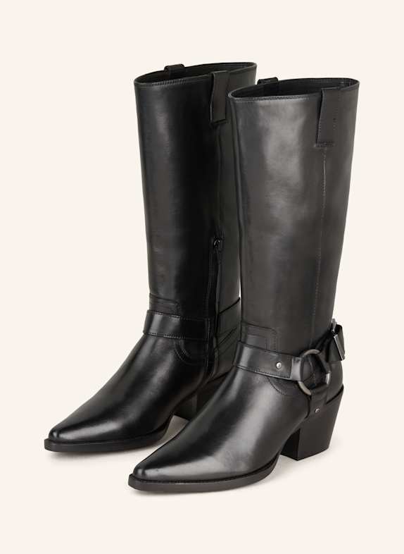BRONX Cowboy Boots JUKESON SCHWARZ