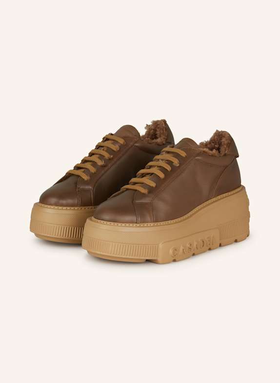 CASADEI Plateau-Sneaker NEXUS SENALESVAL BRAUN