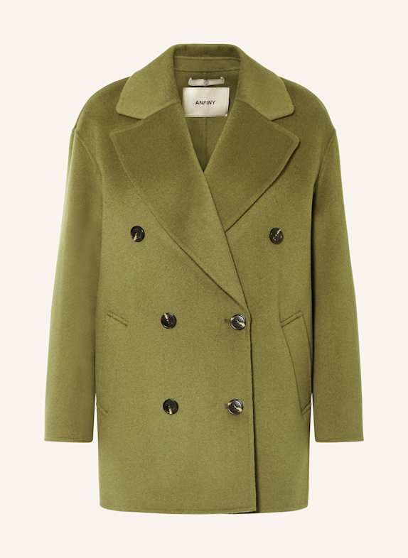 ANFINY KATE pea coat KHAKI