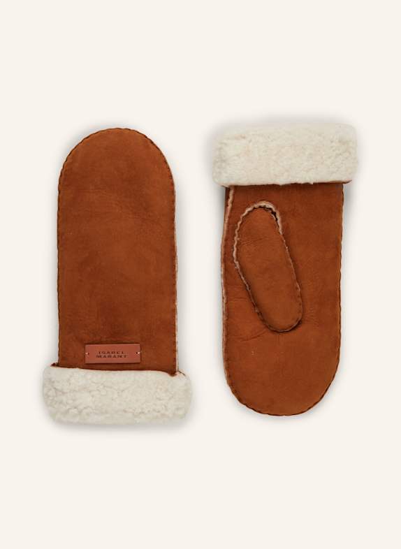 ISABEL MARANT Rękawiczki MULFI KONIAKOWY