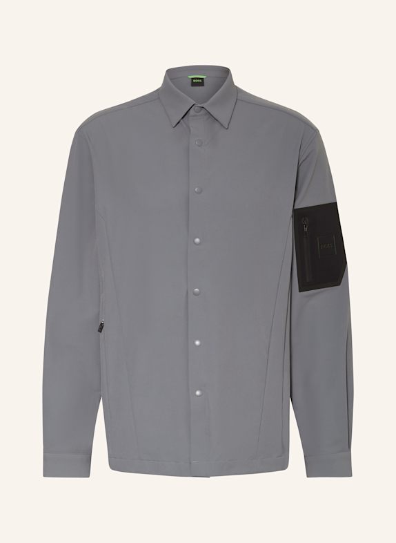 BOSS Overjacket EXPEDIT BLAUGRAU