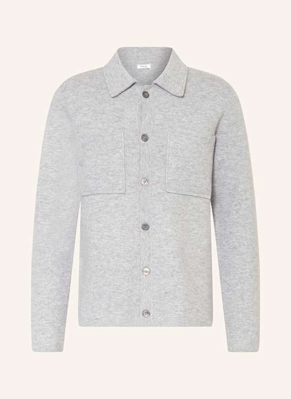 PAUL Strick-Overshirt GRAU
