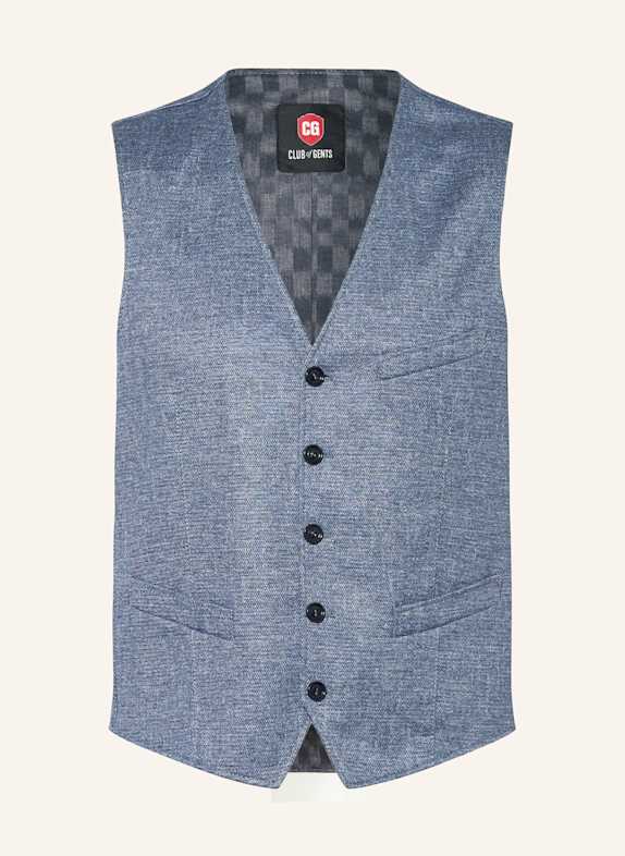 CG - CLUB of GENTS Anzugweste CG CARLTON Extra Slim Fit BLAU