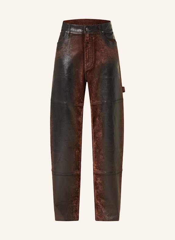 DOLCE & GABBANA Jacket with raised collar and zip front BROWN/ DARK BROWN