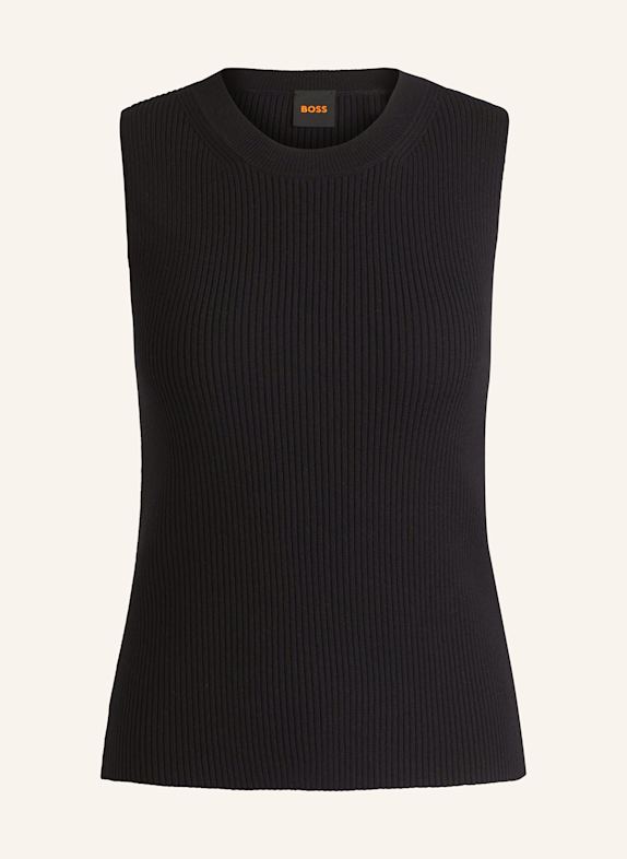 BOSS Stricktop FETULLINA SCHWARZ