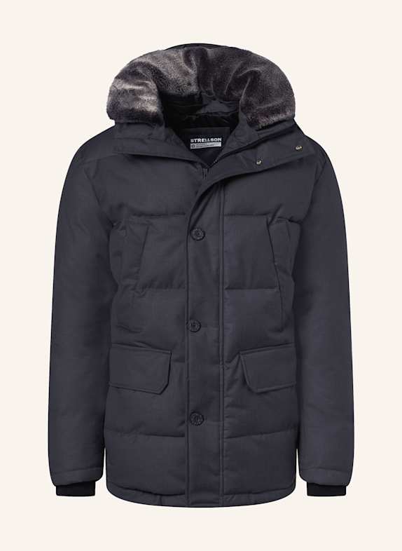 STRELLSON Parka PLAZA 3.0 DUNKELBLAU