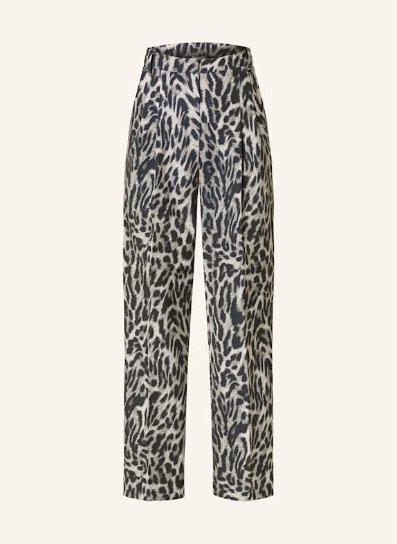 MRS & HUGS Wide leg trousers BLACK/ GRAY/ CREAM