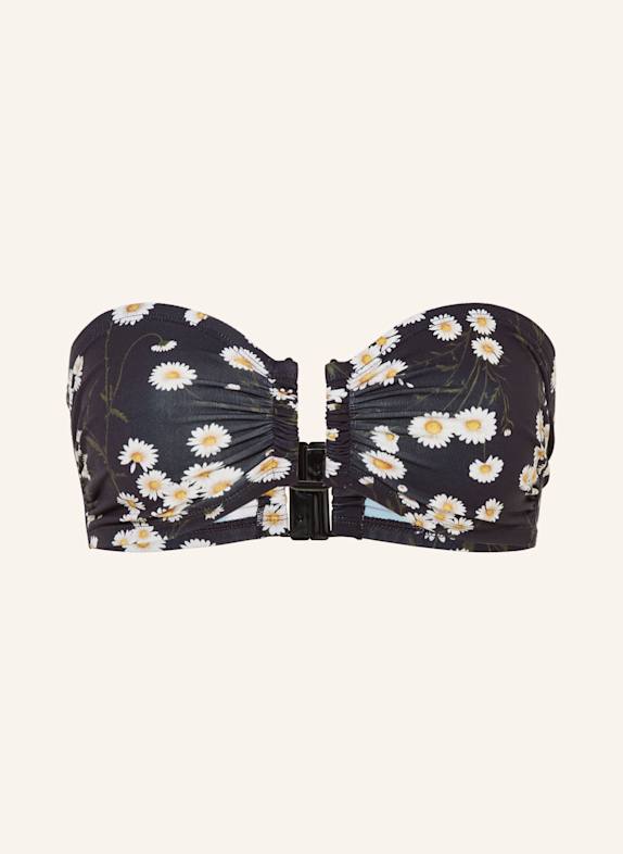 ERES Bandeau-Bikini-Top TENDREMENT SCHWARZ/ DUNKELGELB/ ECRU
