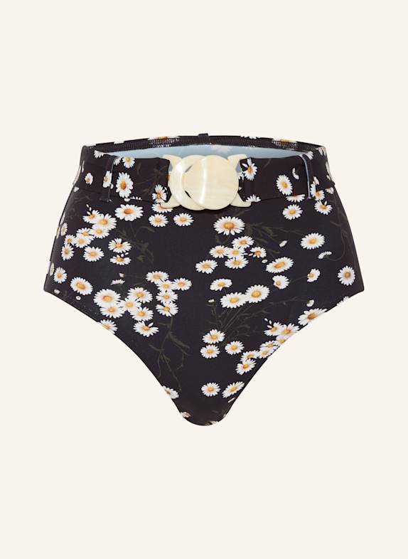 ERES High-Waist-Bikini-Hose DISCRET SCHWARZ/ GELB/ ECRU