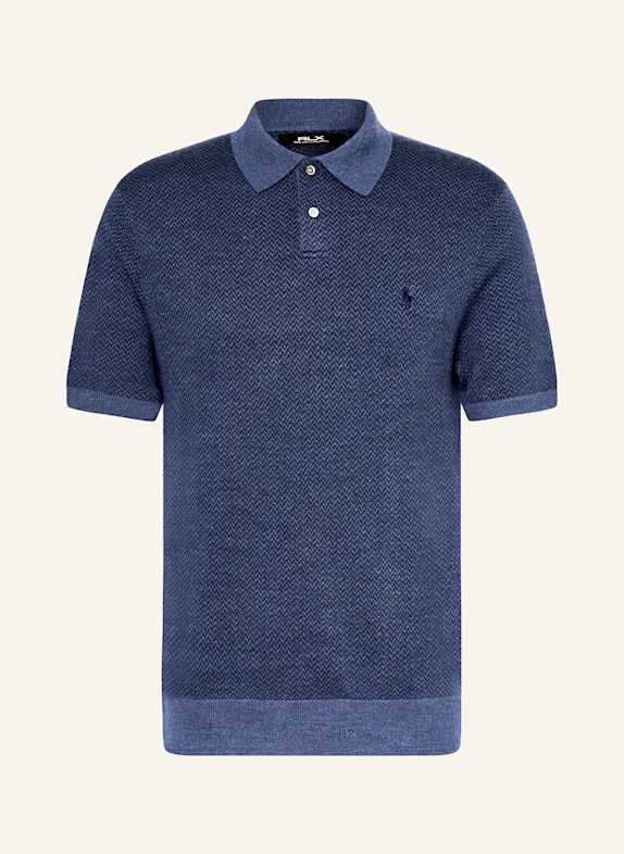 RLX RALPH LAUREN Koszulka polo z dzianiny GRANATOWY/ NIEBIESKI