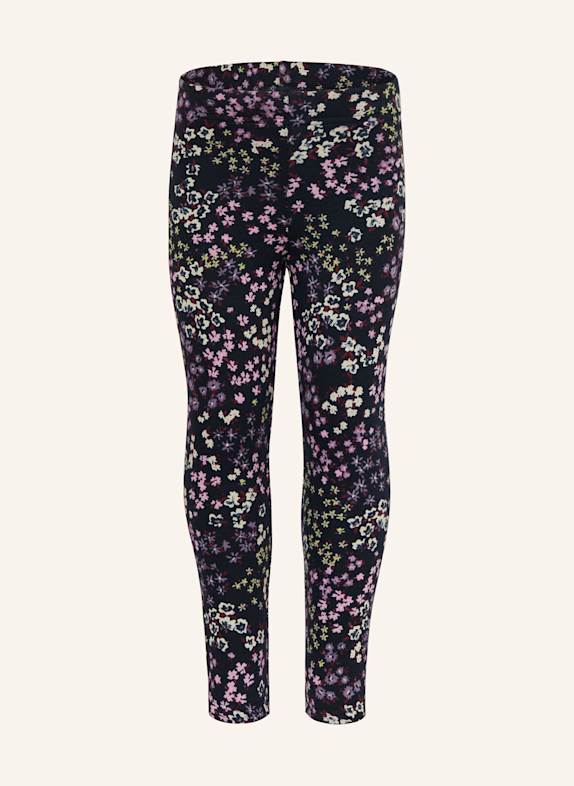 s.Oliver RED Legginsy GRANATOWY/ RÓŻOWY/ JASNOFIOLETOWY