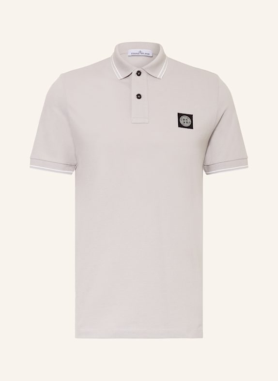STONE ISLAND Piqué-Poloshirt GRAU