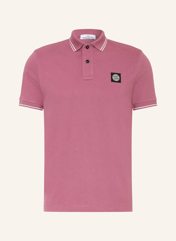 STONE ISLAND Piqué-Poloshirt ROSÉ