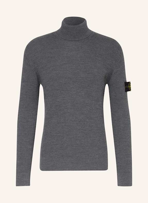 STONE ISLAND Rollkragenpullover GRAU