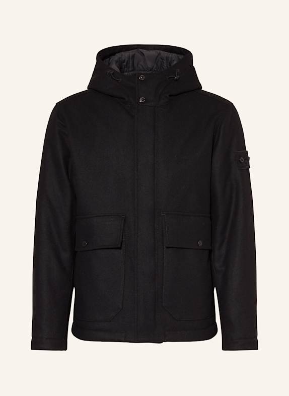 STONE ISLAND Jacke GHOST SCHWARZ