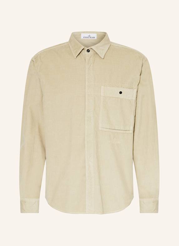 STONE ISLAND Cordhemd Comfort Fit BEIGE