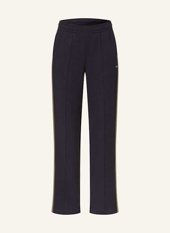 LACOSTE Sweatpants mit Galonstreifen DUNKELBLAU
