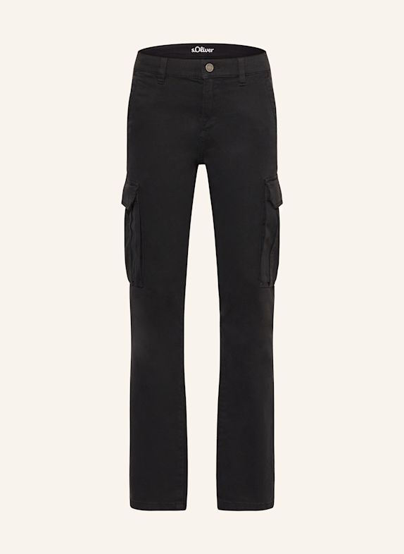 s.Oliver RED Cargohose Regular Fit 9999 GREY/BLACK