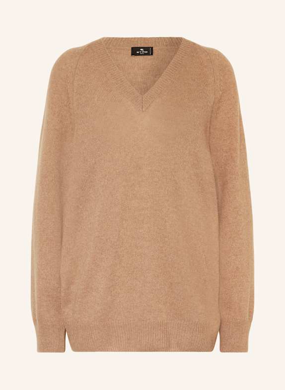 ETRO Cashmere-Pullover CAMEL